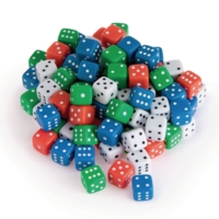100 Coloured Dice 4 Colours 100 Coloured Dice 4 Colours
