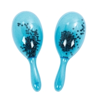 Transparent Maracas Blue Sparkle Transparent Maracas Blue Sparkle