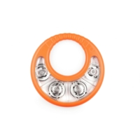 Half Moon Tambourine Assorted -Pk of 4