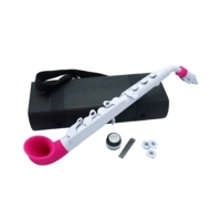 Nuvo Jsax In White With Pink Trim Nuvo Jsax In White With Pink Trim