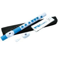 Nuvo Toot In White With Blue Trim Nuvo Toot In White With Blue Trim
