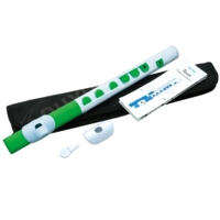 Nuvo Toot In White With Green Trim Nuvo Toot In White With Green Trim