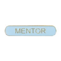 Mentor Bar Badge- Light Blue