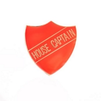 House Captain Shield Badge- Red House Captain Shield Badge- Red