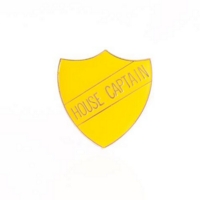House Captain Shield Badge- Yellow House Captain Shield Badge- Yellow