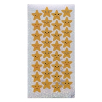 Gold Sparkly Star Shape Stickers Gold Sparkly Star Shape Stickers