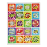 Star Square Stickers Star Square Stickers