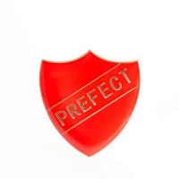 Prefect Shield Badge - Red PK10 Prefect Shield Badge - Red PK10