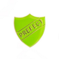 Prefect Shield Badge - Green PK10 Prefect Shield Badge - Green PK10