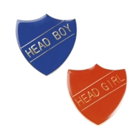 Head Girl-boy Badges- Red And Blue Head Girl-boy Badges- Red And Blue