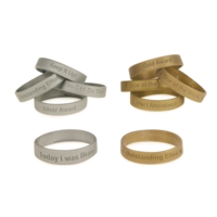 Gold Wrist Band Pk10 (medium) Gold Wrist Band Pk10 (medium)