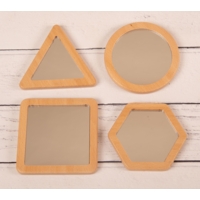 Little Looking Mirror Shapes - Set of 4 Little Looking Mirror Shapes - Set of 4