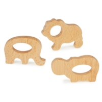 Wooden Grasping Toys - Wild Animals FSC