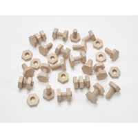 Wooden Nuts And Bolts Pack 20 Pairs Wooden Nuts And Bolts Pack 20 Pairs