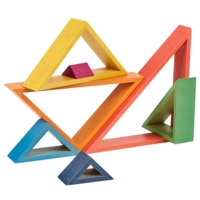 Rainbow Architect Triangles Pk7