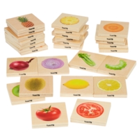 Wooden Fruit Vegetable Match Pk28 Wooden Fruit Vegetable Match Pk28