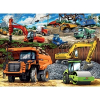 Construction Vehicles XXL 100 Pc