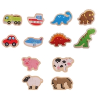 2 Piece Jigsaws - Pack Of 12 2 Piece Jigsaws - Pack Of 12