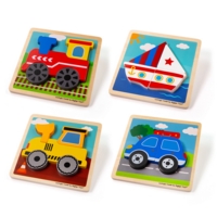 Chunky Lift Out Puzzles - Train-Car-Digg Chunky Lift Out Puzzles - Train-Car-Digg