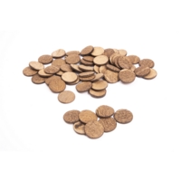 Coconut Shell Discs - Natural 35mm 250g
