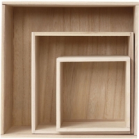 Square Storage Boxes Pack 3 Square Storage Boxes Pack 3