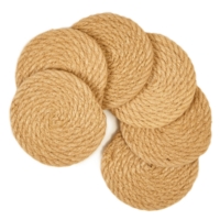 Jute Coasters - Pack Of 6