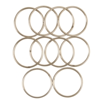 Metal Sensory Rings Pack 10