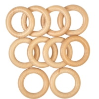 Wooden Sensory Rings Pack of 10 Wooden Sensory Rings Pack of 10