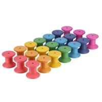 Rainbow Wooden Spools Pack 21 Rainbow Wooden Spools Pack 21