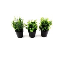 Artificial Potted Plants Pack of 3