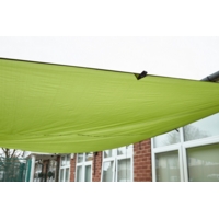 Tarpaulin 3x3m including rope tent pegs