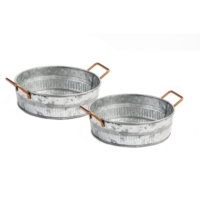 Metal Round Pan Pack 2