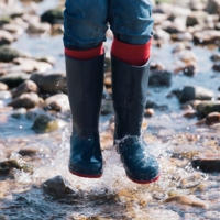 Muddy Puddles Classic Wellies Navy  - 8