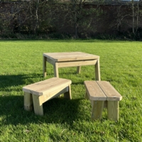 Outdoor Mini Table Benches Outdoor Mini Table Benches