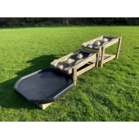 Outdoor Water Chute  Play Tray Table