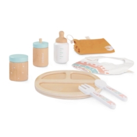 Dolls Wooden Feeding Set