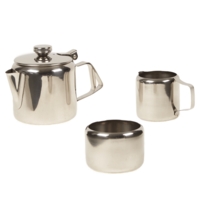 Metal Tea Milk Sugar Set