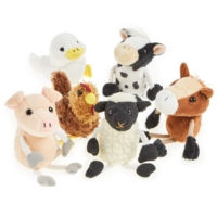 Set Of 6 Farm Animals Finger Puppets Set Of 6 Farm Animals Finger Puppets