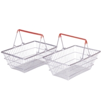 Metal Shopping Basket X 2 Metal Shopping Basket X 2