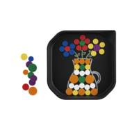 Fun2 Play Messy Tray 4 pk Black Fun2 Play Messy Tray 4 pk Black