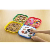 Fun2 Play Messy Tray 4 pk Asstd Colours