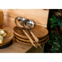 Small Wooden Plates - Pack of 4