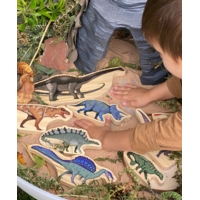 Wooden Dinosaur Set