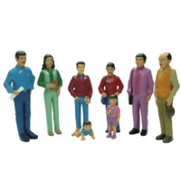 Family with Dark Brown Skin Family with Dark Brown Skin
