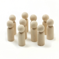 Wooden People Medium Pack 10