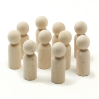 Wooden People Large Pack 10