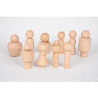 Wooden Community Figures Wooden Community Figures