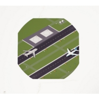 Play Tray Mat - Airport