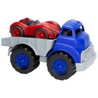 Green Toys Flatbed Loader And Car Green Toys Flatbed Loader And Car
