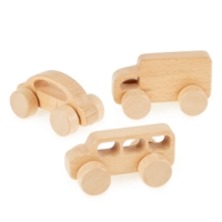 Wooden Vehicles Pack of 3